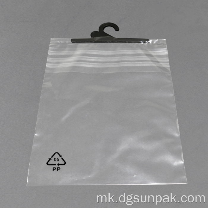 рециклирани биоразградливи пакувања со кеси за приказ на кука